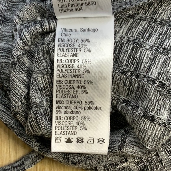 ROXY Junior's Cloudy Days Top Black Size Medium KTE1 - Picture 10 of 11